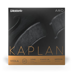 D'Addario Kaplan Amo Viola String Set, Long Scale, Medium Tension