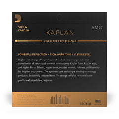 D'Addario Kaplan Amo Viola String Set, Long Scale, Medium Tension