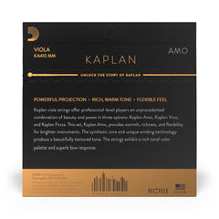 D'Addario Kaplan Amo Viola String Set, Medium Scale, Medium Tension
