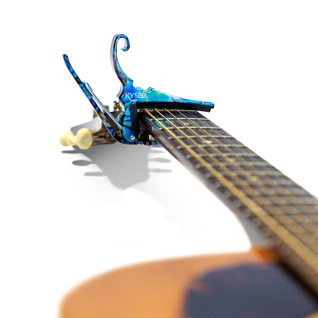 Kyser Quick-Change 6 String Acoustic Capo - Abalone