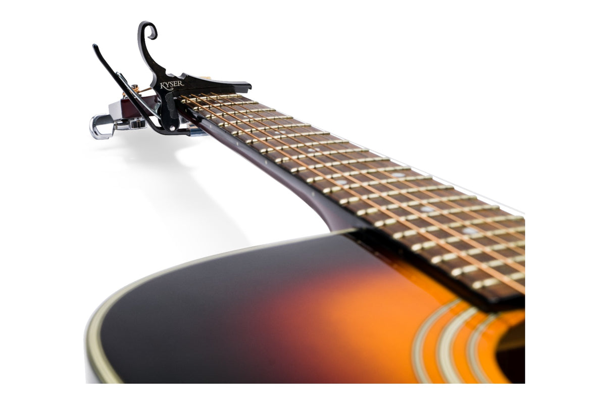 Kyser Quick-Change 6 String Acoustic Capo - Black