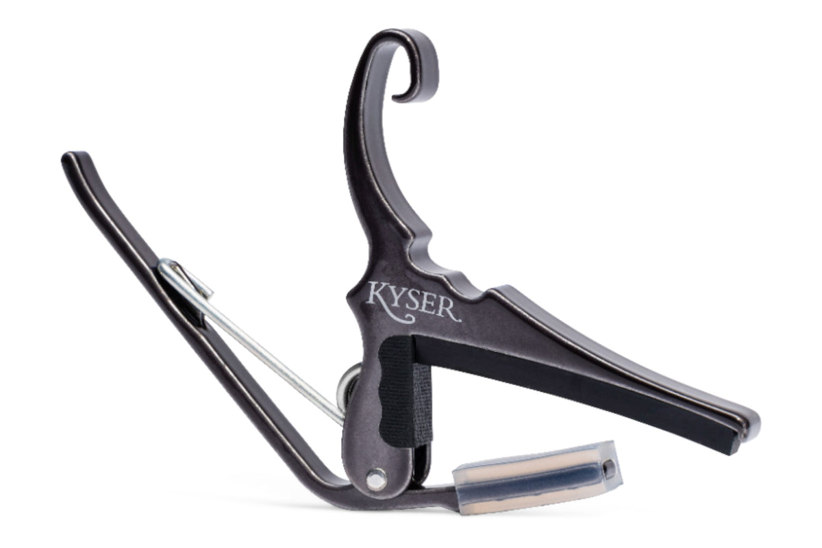 Kyser Quick-Change 6 String Acoustic Capo - Black Chrome