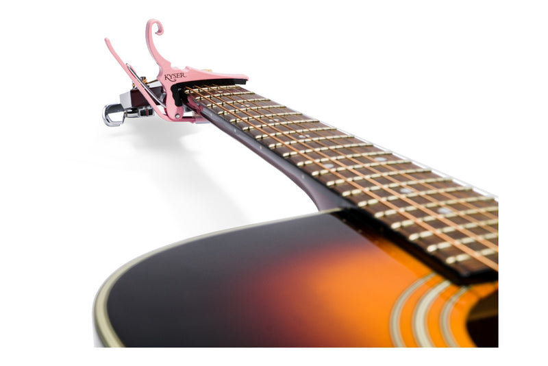 Kyser Quick-Change 6 String Acoustic Capo - Pink