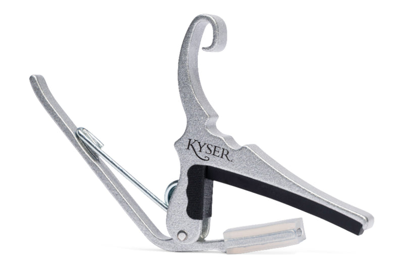 Kyser Quick-Change 6 String Acoustic Capo - Silver
