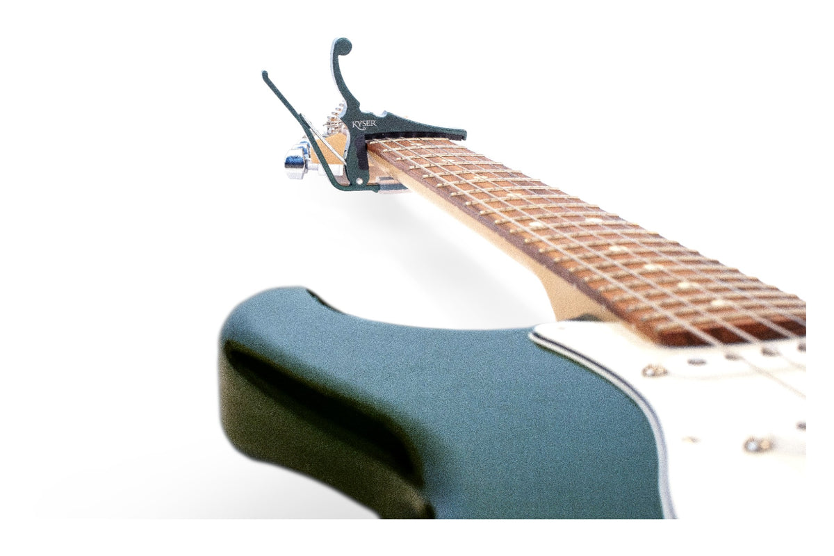 Kyser Quick-Change 6 String Electric Capo - Fender Sherwood Green