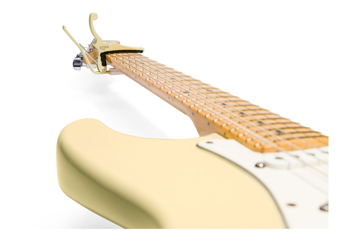 Kyser Quick-Change 6 String Electric Capo - Fender Olympic White