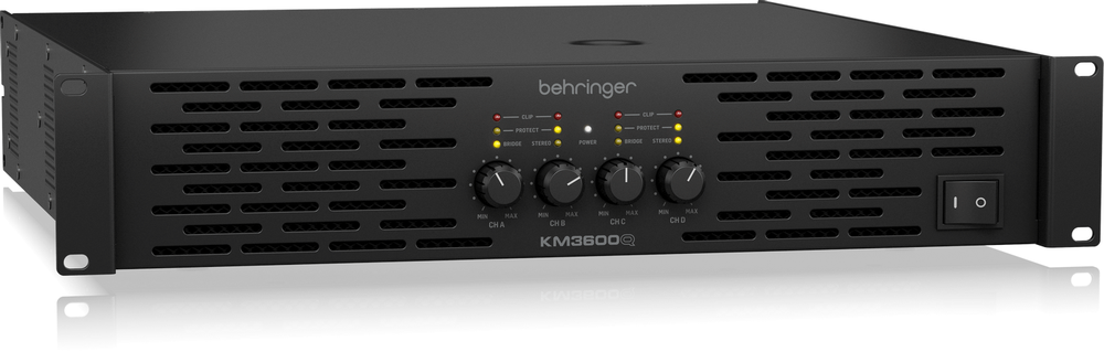 Behringer KM3600Q Professional 4 Channel Amp