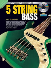 Progressive 5 String Bass Book/CD