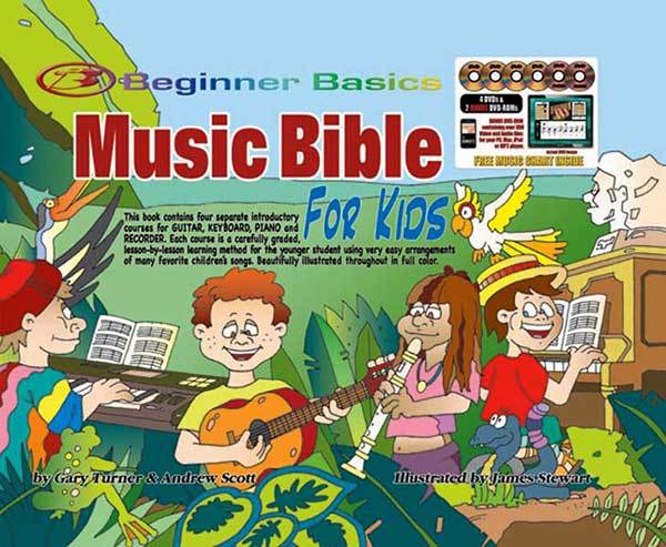 Beginner Basics Music Bible for Kids Book/DVD(4)/DVD-Rom(2)