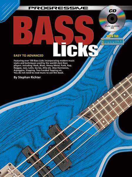 Progressive Bass Licks Book/CD