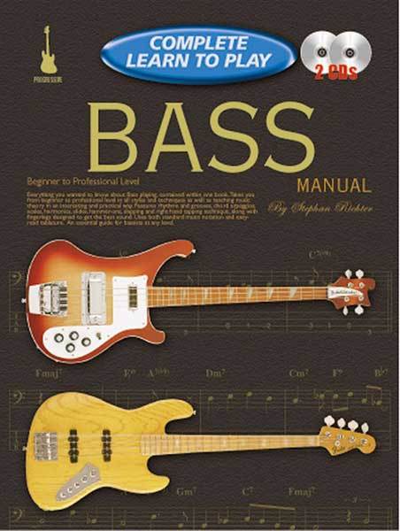 Progressive Complete Learn To Play Bass Manual Book/CD(2)