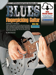 Progressive Blues Fingerpicking Guitar Book/Online Audio