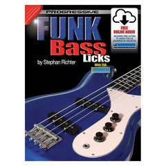 Progressive Funk Bass Licks Book/Online Audio