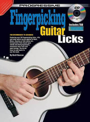 Progressive Fingerpicking Guitar Licks Book/CD