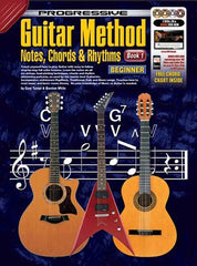 Progressive Guitar Method Notes, Chords & Rhythms Book/CD/DVD(2)/DVD-Rom