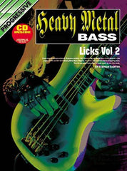 Progressive Heavy Metal Bass Licks Volume 2 Book/CD