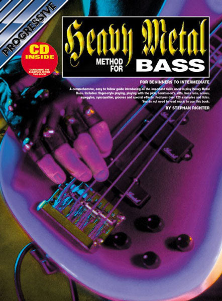Progressive Heavy Metal Method for Bass Book/CD