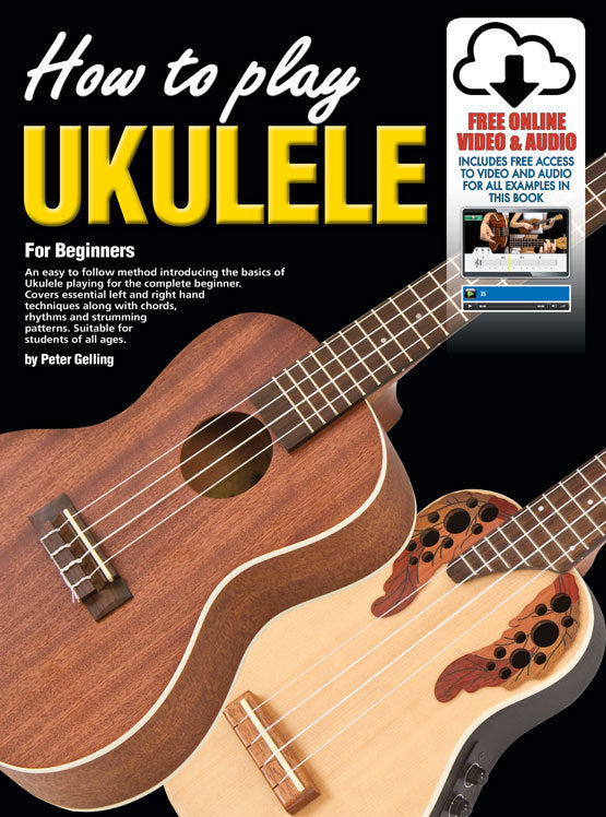 Progressive How To Play Ukulele Book/Online Video & Audio