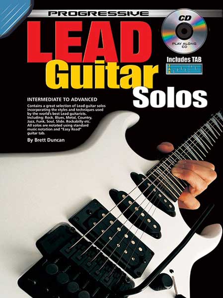 Progressive Lead Guitar Solos Book/CD