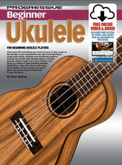 Progressive Beginner Ukulele Book/Online Video & Audio