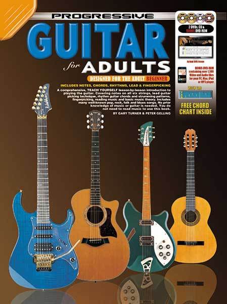 Progressive Guitar for Adults Book/CD/DVD(2)/DVD-Rom