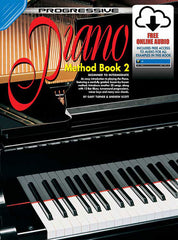 Progressive Piano Method  Book 2 Book/Online Video & Audio