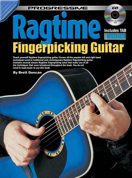 Progressive Ragtime Fingerpicking Guitar Book/CD