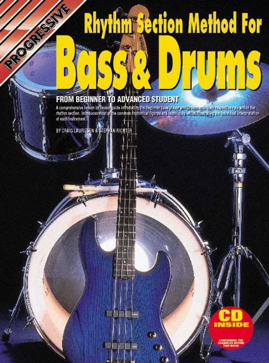 Progressive Rhythm Section Method for Bass & Drums Book/CD