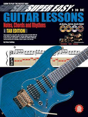 Super Easy Guitar Lessons - Notes, Chords & Rhythms with Tab Book/CD/DVD(2)/DVD-Rom