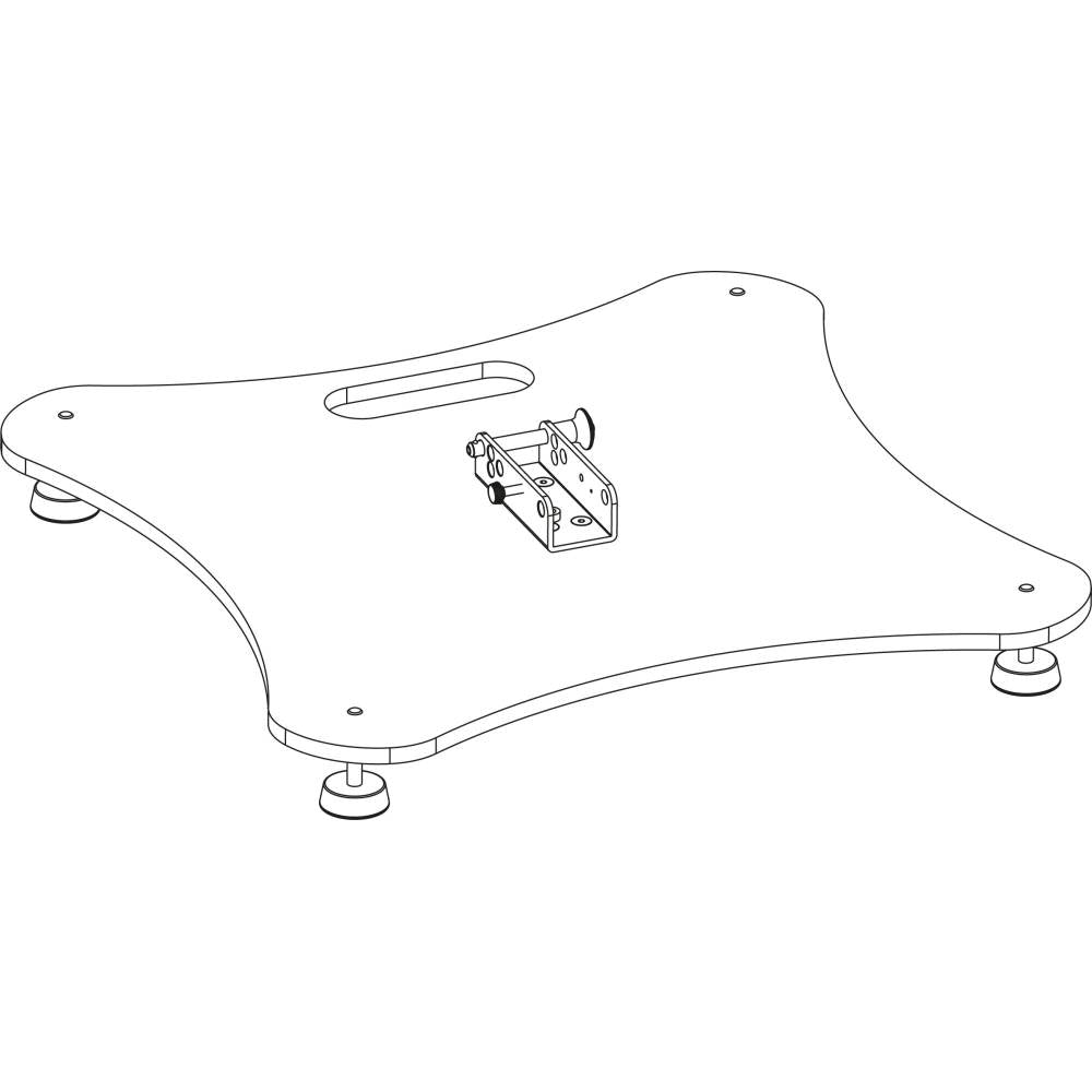 Axiom KPTSTANDAX16CL Floor Stand Plate for AX16CL