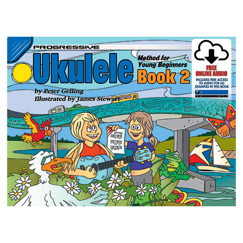 Progressive Ukulele Method Book 2 for The Young Beginner Book/Online Audio