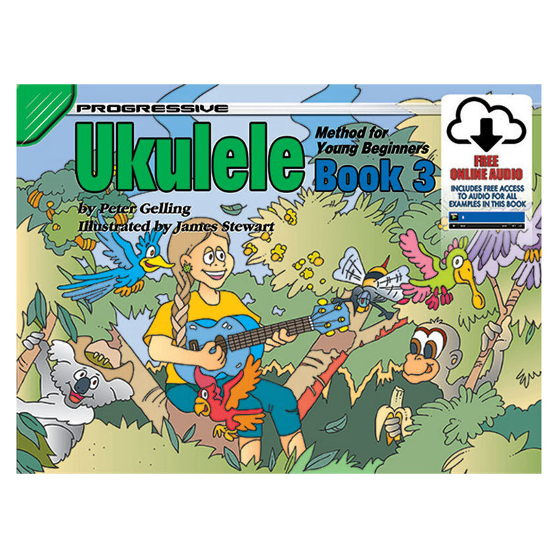 Progressive Ukulele Method Book 3 for The Young Beginner Book/Online Audio