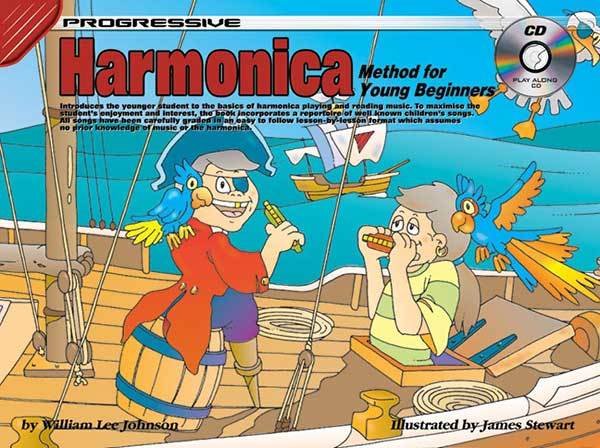 Progressive Harmonica for Young Beginners Book/CD