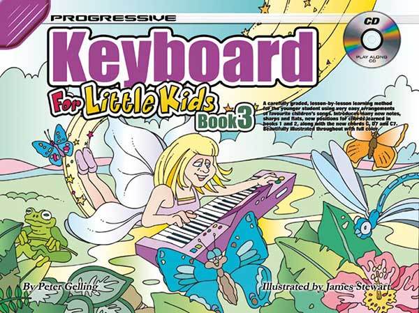 Progressive Keyboard Book 3 for Little Kids Book/CD