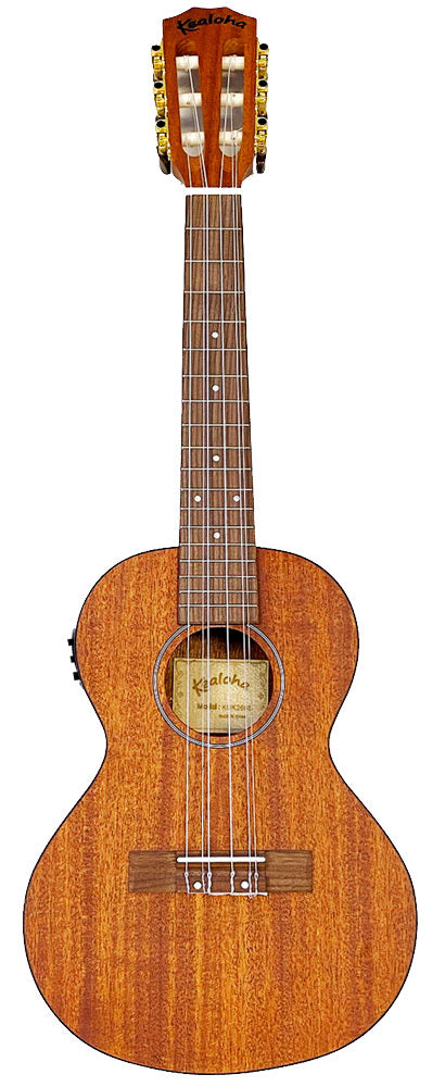 Kealoha KU-Series 6-String AC/EL Tenor Ukulele in Natural Satin Finish