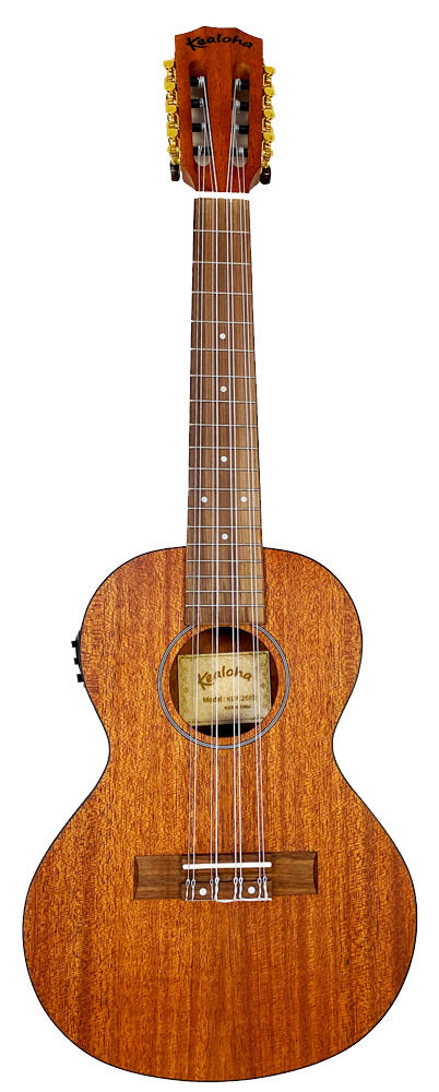 Kealoha KU-Series 8-String AC/EL Tenor Ukulele in Natural Satin Finish