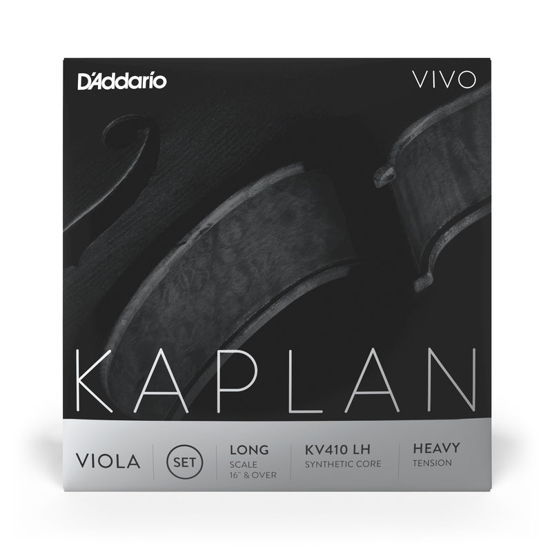 D'Addario Kaplan Vivo Viola String Set, Long Scale, Heavy Tension