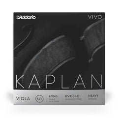 D'Addario Kaplan Vivo Viola String Set, Long Scale, Heavy Tension