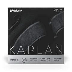 D'Addario Kaplan Vivo Viola String Set, Medium Scale, Medium Tension