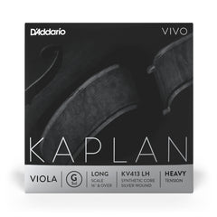 D'Addario Kaplan Vivo Viola G String, Long Scale, Heavy Tension