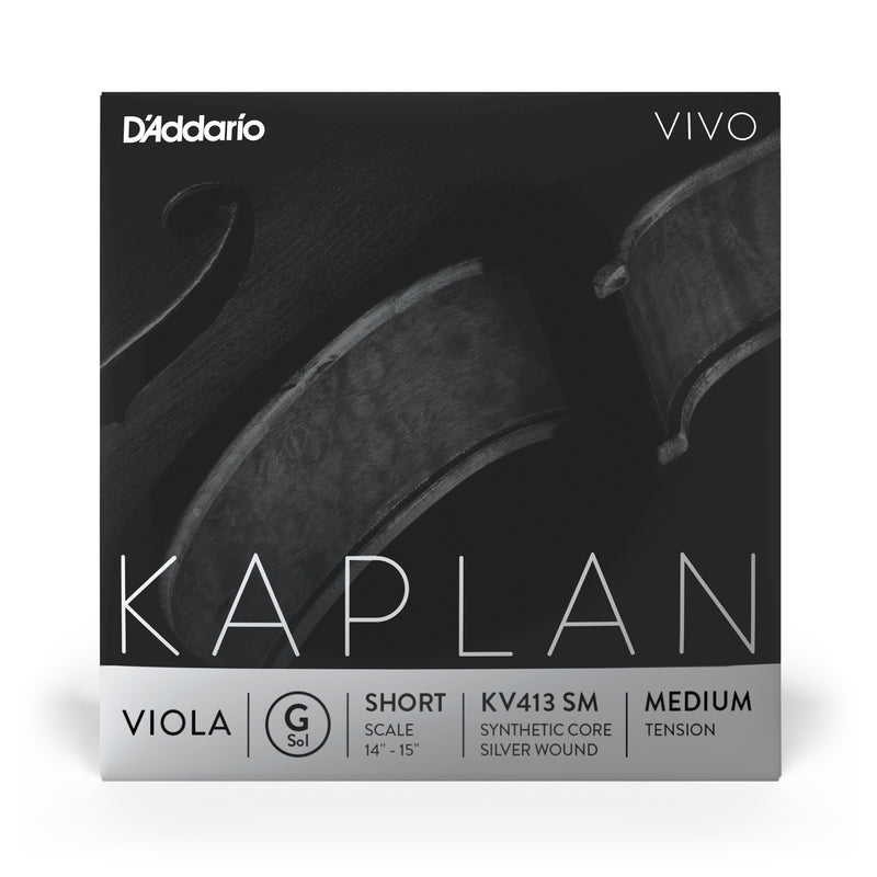 D'Addario Kaplan Vivo Viola G String, Short Scale, Medium Tension