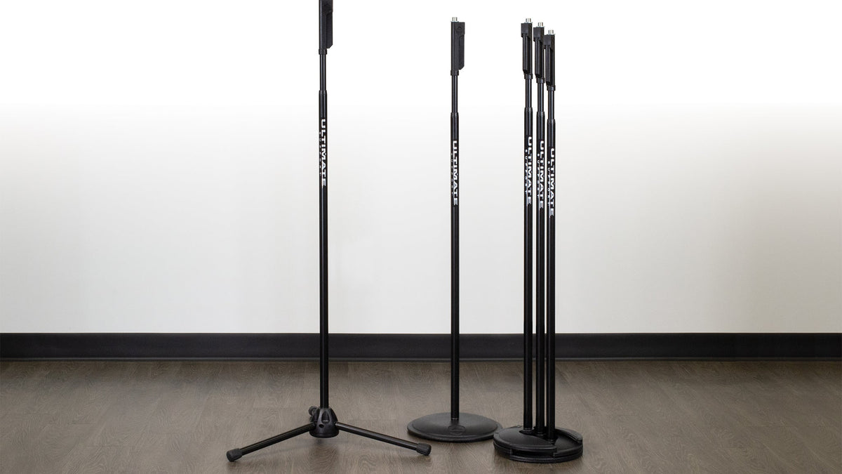 Ultimate Support MC-77B One-hand, stackable base, standard height, (replaces LIVE-SB, compatible with MC-97)