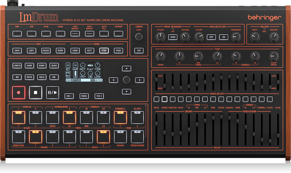 Behringer LM DRUM Classic Hybrid Sampling Drum Machine