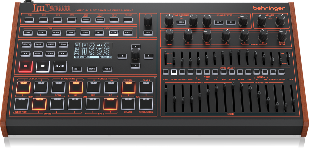 Behringer LM DRUM Classic Hybrid Sampling Drum Machine