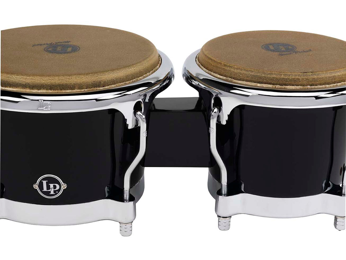 LP 7-1/4″ & 8-5/8″ Fiberglass Bongos - Black