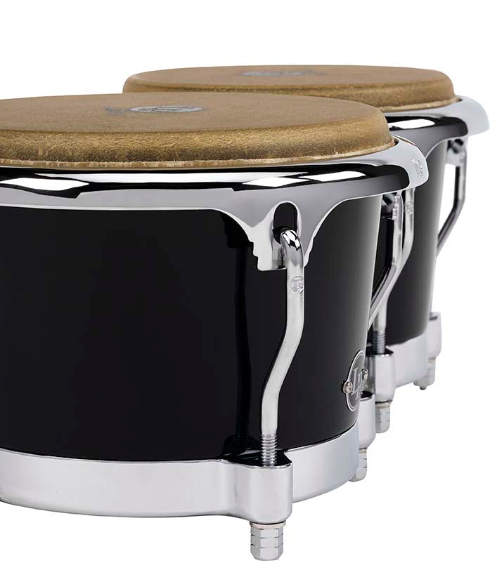 LP 7-1/4″ & 8-5/8″ Fiberglass Bongos - Black