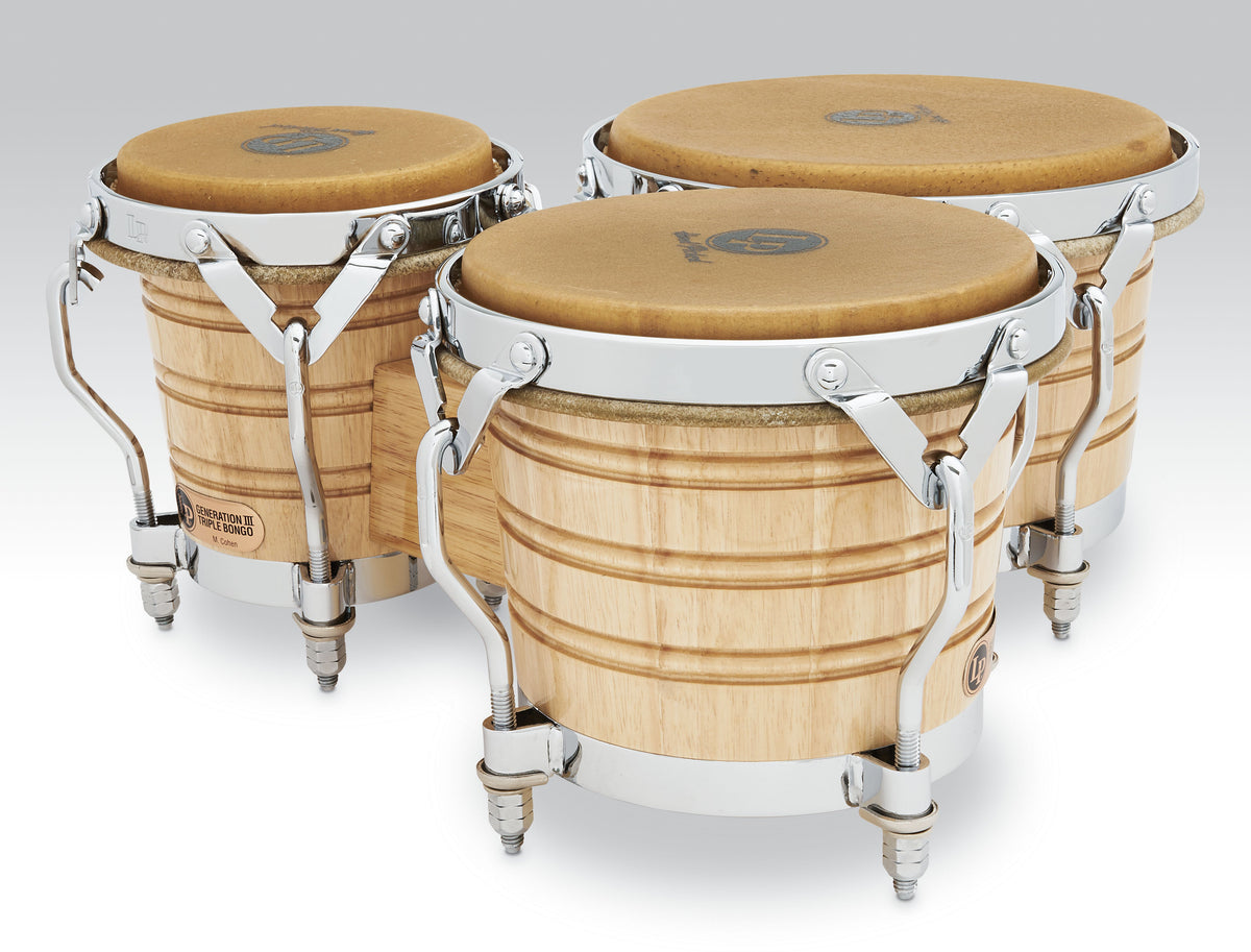 LP Generation III Triple Bongos