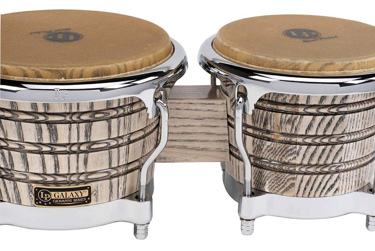 LP Giovanni 7-1/4″ & 8-5/8″ Bongos - Chrome