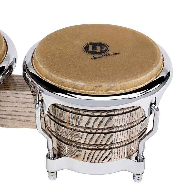 LP Giovanni 7-1/4″ & 8-5/8″ Bongos - Chrome