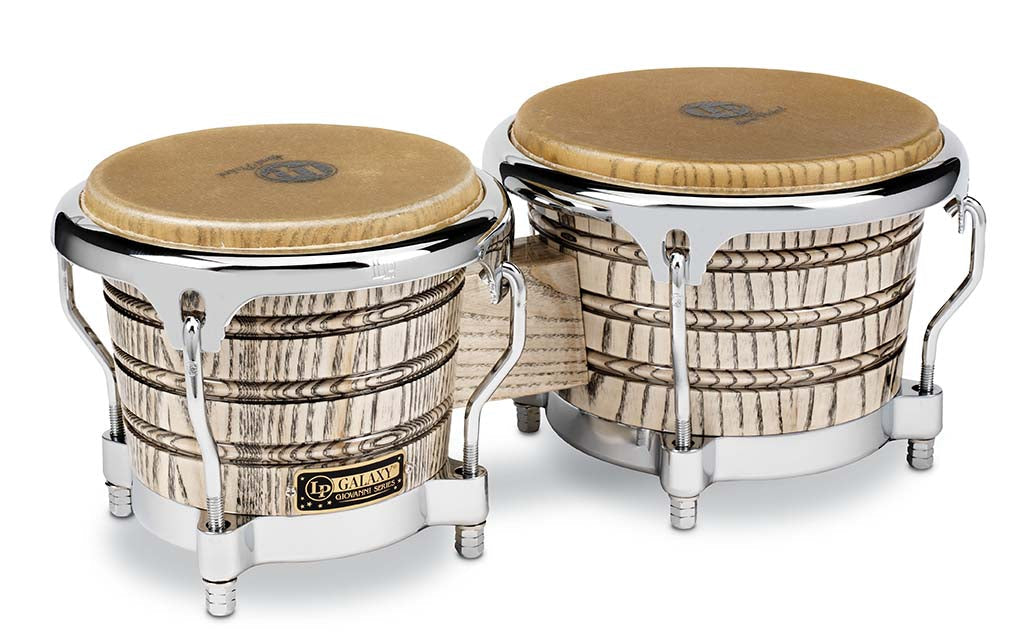 LP Giovanni 7-1/4″ & 8-5/8″ Bongos - Chrome